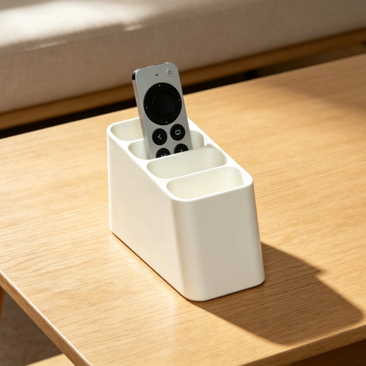 Minimalist Remote Control Organizer | TV & AC Holder