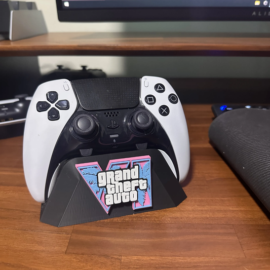 GTA VI-Inspired PS5 Controller Stand | Gaming Desk Display