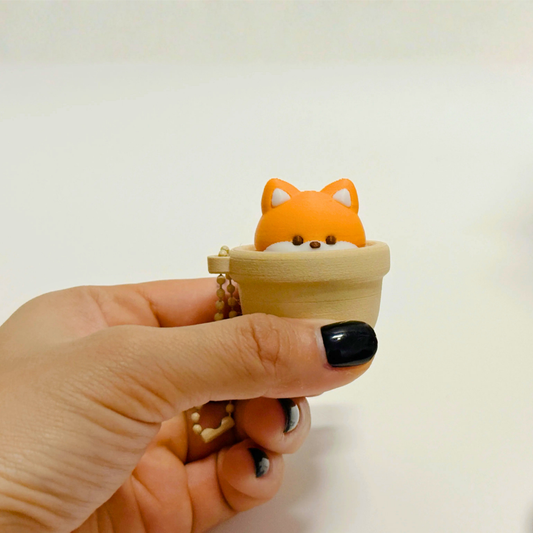 Fox Pot Fidget Clicker | Cute 3D Desk Toy
