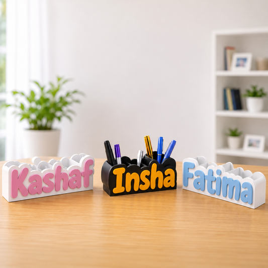 Personalized 3D Name Desk Organizer